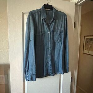 Just Living Denim Blue Blouse